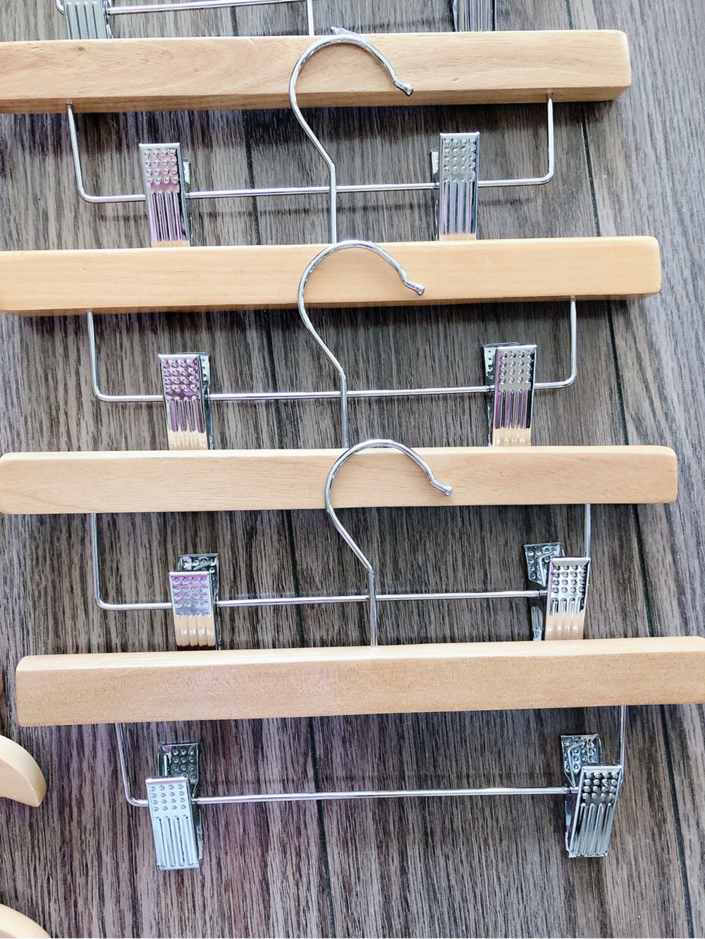 Kids toddler Wooden Clothes Hangers - Picture 4 of 5